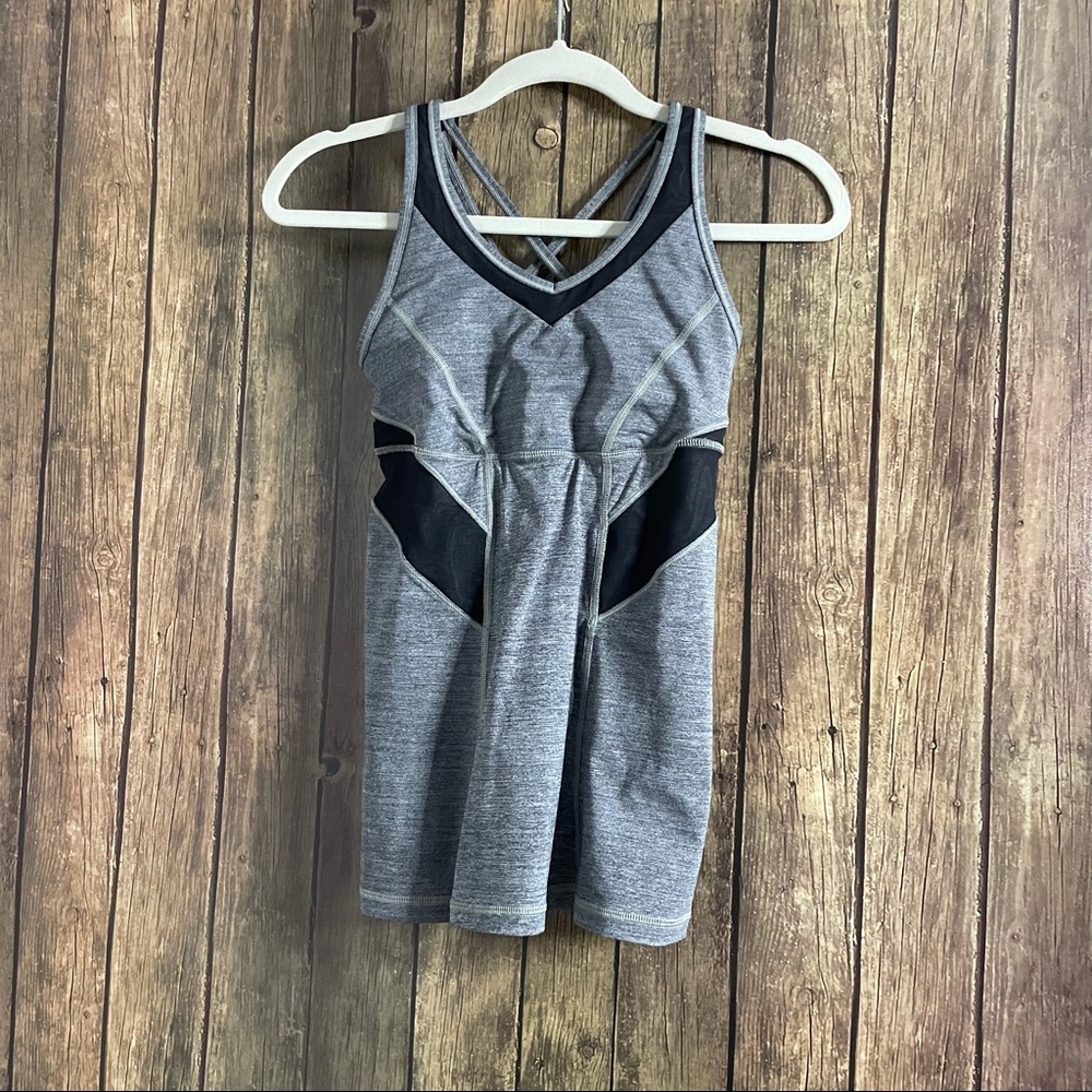 Lululemon | tank top black & gray